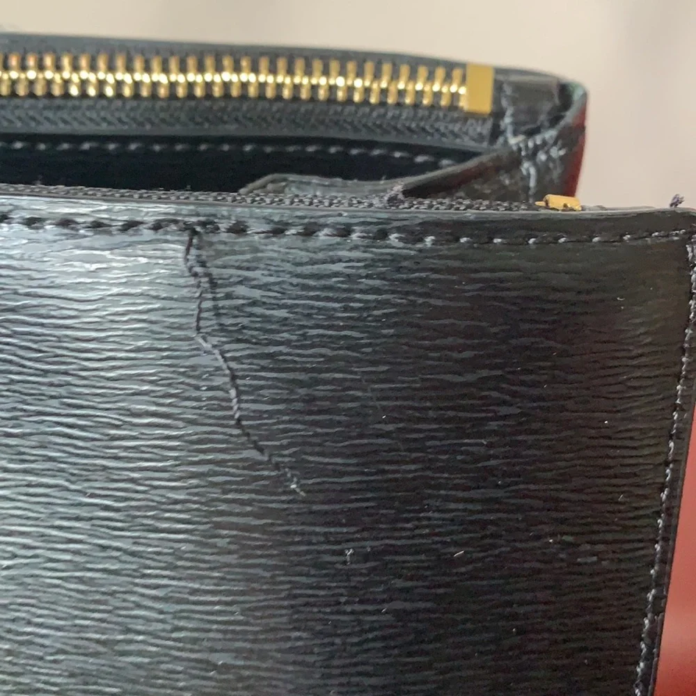 Lauren Ralph Lauren Black Laptop Work Tote Bag
